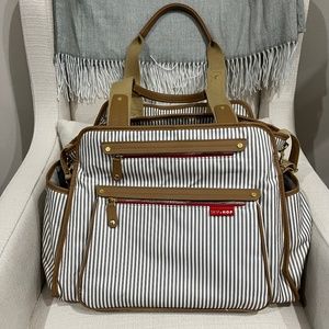 EUC Skip Hop Grand Central Diaper Bag in French Stripe